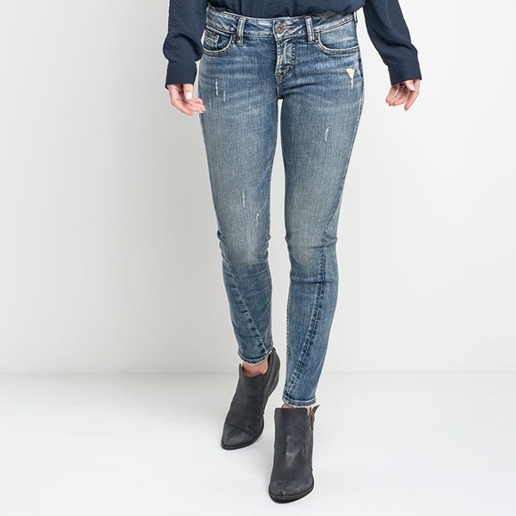 Silver Jeans Denim - Silver Jeans Aiko Skinny Ankle 29